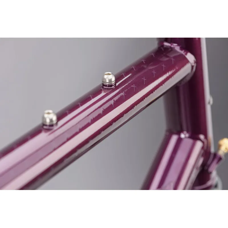 Genesis Croix De Fer 12/12 725 Gravel / Adventure Frameset - Purple-5